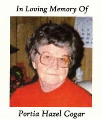 Portia Hazel Bonner Cogar (1918-2010)