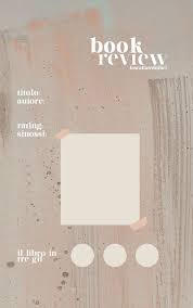 Book Review Template Desain Pamflet Buku Tulis Buku