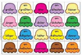 German Adjektive Steigern Learn German German Grammar Activities For Kids