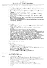 deep learning resume samples velvet jobs