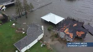 WATCH: Drone video of Hurricane Laura damage in Louisiana | WBMA