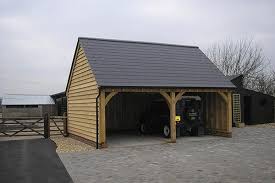 High quality carports shipped to your job site. 2 Bay Oak Garages Beautifully Crafted Oakcraft
