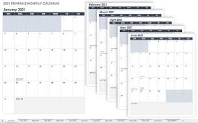 A free printable annual calendar for 2021 includes the us holidays. Free Google Calendar Templates Smartsheet