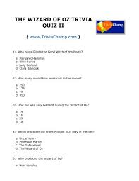 George orwell's animal farm depicts the rise of communism in the soviet union. The Wizard Of Oz Trivia Quiz Ii Trivia Champ