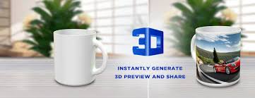 Instant sublimated mockups for your shop. 3d Mug Previewer Rotator Inkxe Web To Print Solutions