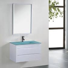 Bathroom cabinets also available with mirrors lights uk bathrooms. Glass Basin Pvc Bathroom Cabinet With Painting Finish Global Sources