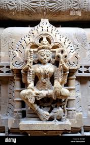 Sculpture in a Jain Temple, Jaisalmer ...