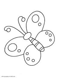Simple Butterfly Coloring Pages For Preschoolers Butterfly Coloring Page Printable Flower Coloring Pages Preschool Coloring Pages
