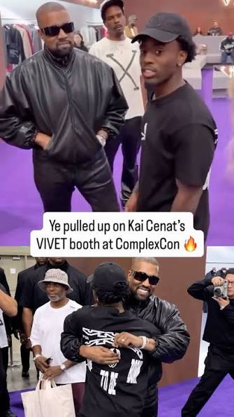 Ye pulled up to @victorvictor exhibit at ComplexCon and showed off his $1.8M  AP 🔥🎥: @stevenvictor