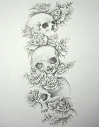 Black And White Skull And Rose Tattoos Skulls N Roses Color Or Black N White Cowboy Tattoos Skull Sleeve Tattoos Tattoo Sleeve Designs