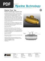 Subsea Pipeline Technology: Radial Flow Tee | PDF
