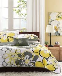 Black And Yellow Comforter Allison 3 Pc Twin Twin Xl Comforter Set Grey Bedroom With Pop Of Color Yellow Bedding Comforter Sets