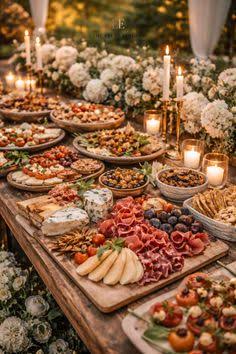 Outdoor Wedding Grazing Table