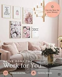 Serves as a sweet reminder of how important your family is… i bought this for my son's room and i love it. Heimlich Premium Set Of Prints Unframed Stylish Photo And Quote Prints Fashion Wall Decor Glam Wall Decor For Living Room And Bedroom 2 X 11x17 And 4 X 8 5x11 No Frames Coco Pricepulse