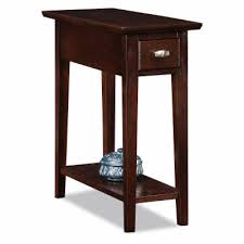 Leick laurent two drawer solid wood coffee table in chocolate cherry. Leick Furniture End Tables Side Tables Hayneedle