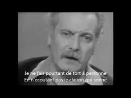 Georges Brassens -La première fille- (La primera chica) Subtitulado al  castellano