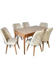 Modern cheap dining room furniture metal legs mdf top 6 seater square ücretsiz örnek ucuz 6 8 kişilik yemek masası modern klasik ahşap yemek masası metal bacaklar. Mutfak Masasi 6 Kisilik Fiyatlari Ve Modelleri Hepsiburada