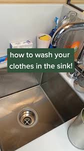 Hand Washing Clothes In The Sink Tips