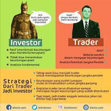 Trader & trainer kawakan untuk pasar saham indonesia sejak 1997. Investasi Saham Antara Trader Dan Investor Market Bisnis Com