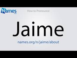 Can someone please give me some idea of how to pronounce the name joao? What Does The Name Jaime Mean