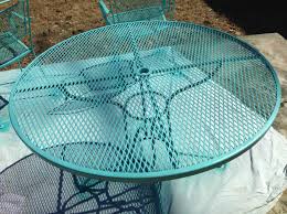 Let me know if you have. I M No Longer A Pinterest Virgin How To Refinish Old Metal Patio Furniture Fluffy Britches