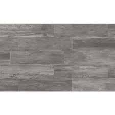 Black And White Kitchen Floor Tile Lowes Style Selections Woods Graphite 6 In X 24 In Glazed Porcelain Wood Look Tile Lowes Com Porcelain Wood Tile Wood Look Tile Porcelain Wood Tile Kitchen