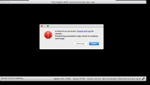 Fatal Error On Mac Citra Support Citra Community