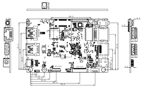 小型深度学习推理开发板-PCBA尺寸小，方便嵌入式安装- 广州定昌电子