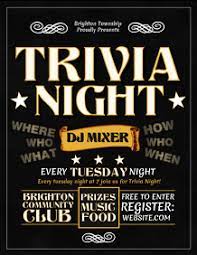 Each month, they will be holding a watch party for an away game at a different venue. Create Free Trivia Night Flyers Postermywall