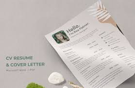 A cover letter that goes along with your resume. Rea Palmer Cv Resume Template Designspace