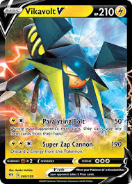 Buy products such as pokemon sun & moon unbroken bonds booster pack (10 cards in each) at walmart and save. Vikavolt V Top 15 Pokemon Cards In Darkness Ablaze 5 Pojo Com