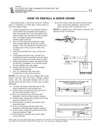 Learn how to wire a doorbell with this doorbell wiring diagram tutorial. How To Install A Door Chime Grover Electric And Plumbing Supply Manualzz