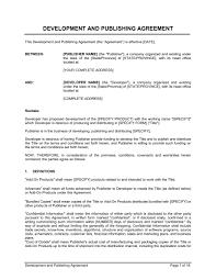 executive producer agreement template production contract agreement ...
