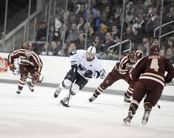 Nate Jensen S Skating Becoming Key To Penn State Men S Hockey Hockey Penn State Men