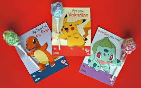 Celebrate valentine's day with lollipops! Free Printable Pokemon Valentine S Day Cards 6 Designs With Lollipops