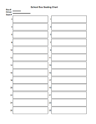 Seating Chart Template Free Download Create Edit Fill
