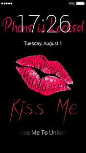 The device is now unlocked. Kiss Me To Unlock Lock Screen For Android Apk Download