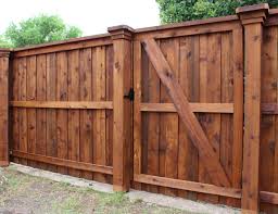 You're probably going to want to leave about an inch and a half cut off of the bottom so it can swing freely. How To Build A Gate For A Fence And Boxes Around Steel Posts