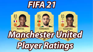 Anthony martial on fifa 21. Fifa 21 Manchester United Player Ratings Bruno Fernandes Pogba Martial Youtube