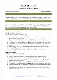 The hours are long but they keep things fun by having competitions and access to cool opportunities such as getting tickets for the lakers or going to disneyland on a work day. Management Trainee Resume Samples Qwikresume