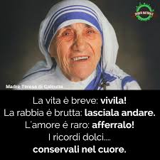 Aforismi Frasi Citazioni Spiritonaturale Madre Teresa Citazioni Di Madre Teresa Calcutta
