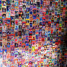 Rookie cards, autographs and more. Baseball Card Collage Wall Just Finished This In The Boys Room Baseball Card Displays Memorabilia Display Baseball Decor