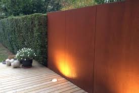 Sichtschutzwand Aus Cortenstahl Ohne Motiv 900 X 1800 Mm Fence Design Corten Steel Backyard Makeover