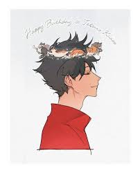 黒巻き no twitter a special crown for kuroo san happy birthday in 2020 kuroo tetsurou haikyuu nekoma kuroo