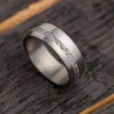Pin By Rm-luxuries On Meteorite Jewelry Collection In 2021 Meteorite Wedding Band Titanium Wedding Rings Mens Wedding Rings