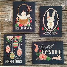 Collection by nina sue • last updated 12 weeks ago. Chalkboard Easter Greetings Cross Stitch Pattern Stitched Modern