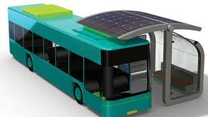 Wireless Solar Chargers Keep E Buses Rolling Bus Stop Design Urban Furniture Design Bus Stop