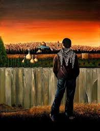 أعرب يا ولدي عشق المسلم أرض فلسطين قال الطالب نسي المسلم أرض فلسطين الأول فعل مبني فوق جدار التهميش والفاعل مستتر في دولة صهيون والمسلم مفعول gambar seni
