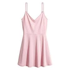 H M Short Jersey Dress 9 99 Liked On Polyvore Featuring Dresses Light Pink Dress V Neck Pink Dress Casual Elegant Dresses For Women Light Pink Dress Short