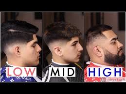 Acá les dejo un tutorial para hacer un corte de pelo mid fade mas diseño suscríbete a mi canal para mas contenido y seguime a mi instagram para ver mis. Difference Between A Low Fade Mid Fade And High Fade Youtube